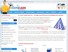 Tablet Screenshot of chemiclean.ro